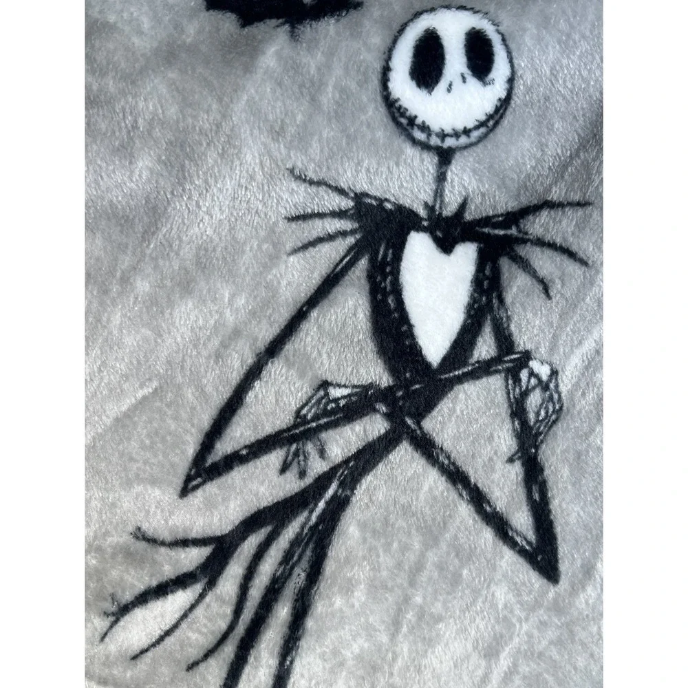 Disney Nightmare Before Christmas Oogie Boggie Jack Halloween Throw Blanket NWT
